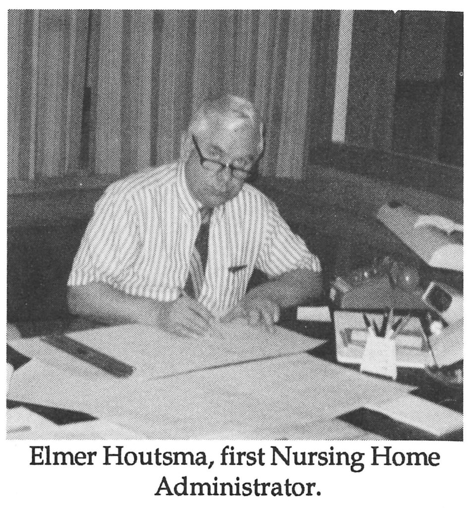 First Adminstrator Elmer Houtsma