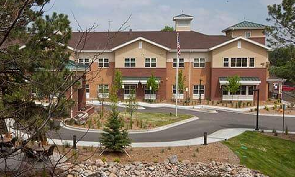 Clermont Park Life Plan Community Exterior of Clermont Park's entry