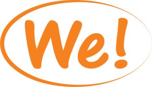 We logo NEW orange We logo NEW orange