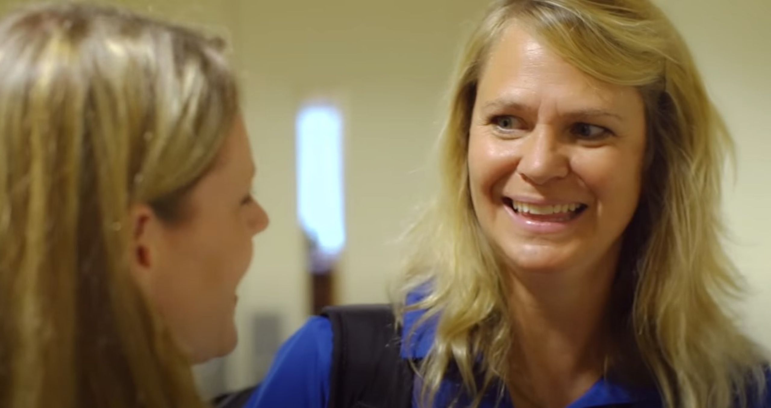 Clinical mentor and mentee talking