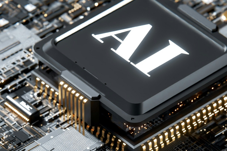 Computer chip that says AI Computer chip that says AI