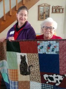 quilting makes mom happy