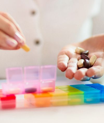 medication management cleanup pill container