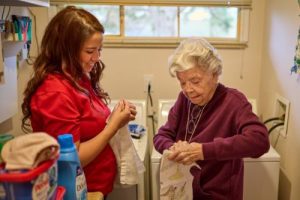 senior home care laundry