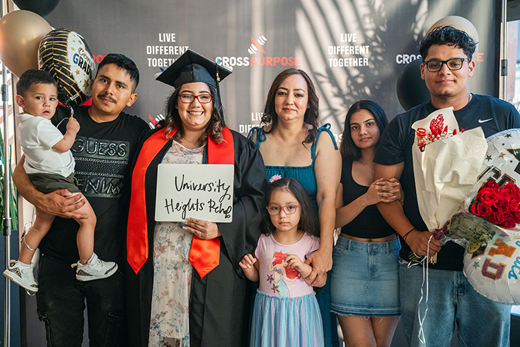 CrossPurpose graduation family photo CrossPurpose graduation family photo