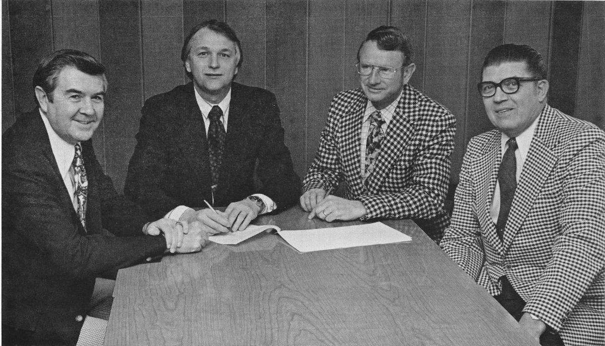 Signing the deal to purchase land from Bethesda to build CLC